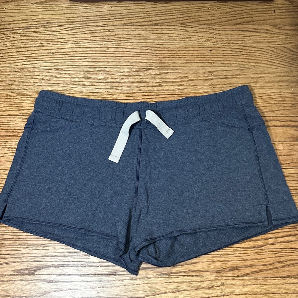 Women's Blue Drawstring Shorts